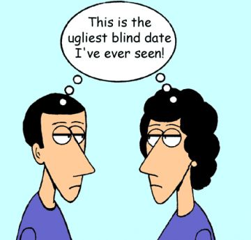blind-date. If I had a share of Google stock for every time someone started 
